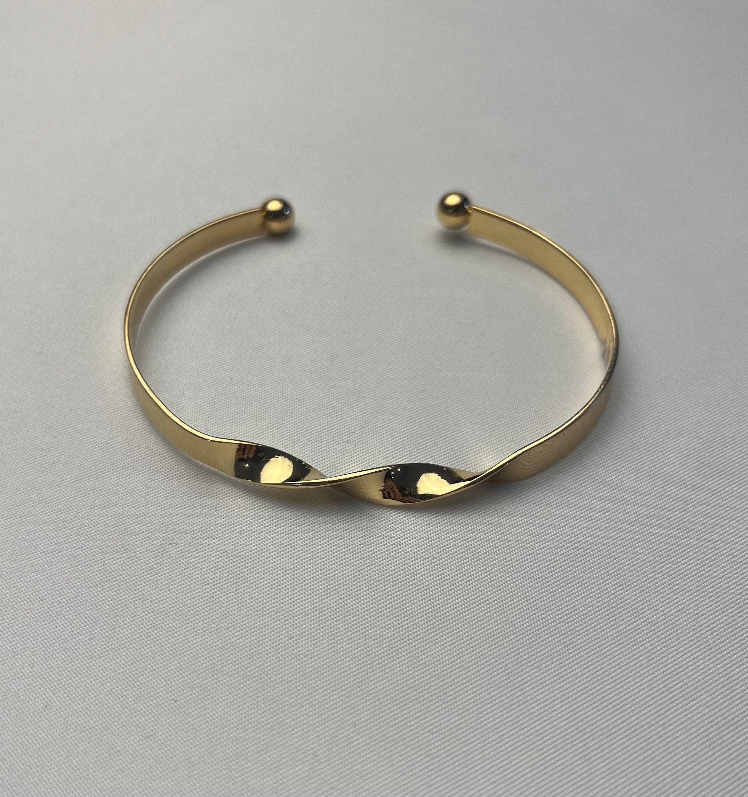 Armreif „golden swirl“