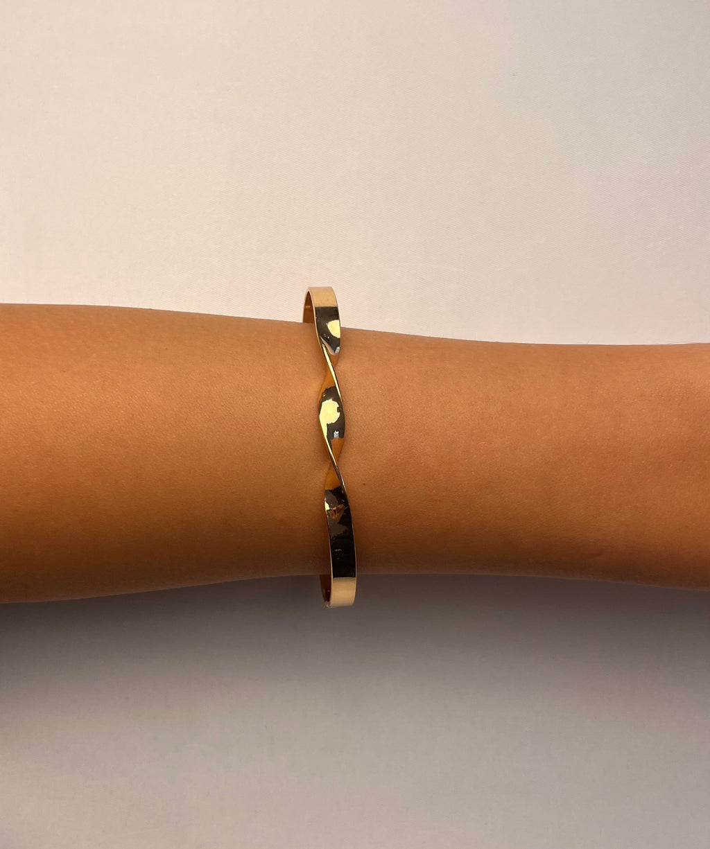Armreif „golden swirl“