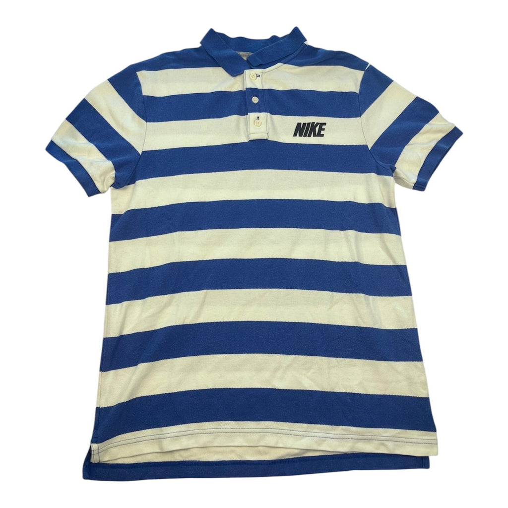 Vintage Nike Polo - Blau/Weiß