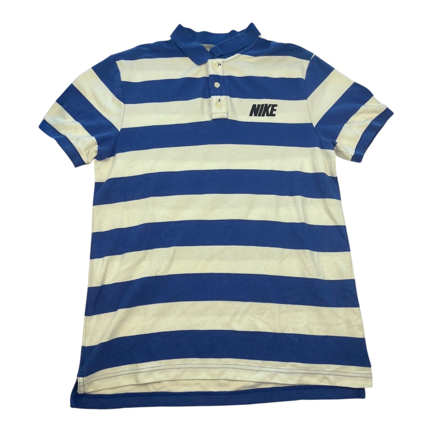 Vintage Nike Polo - Blau/Weiß